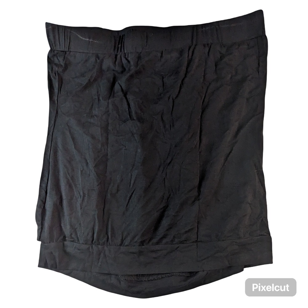 CHICGAL Womens Layering Shirt Extender Black Medium 29501-BK-M